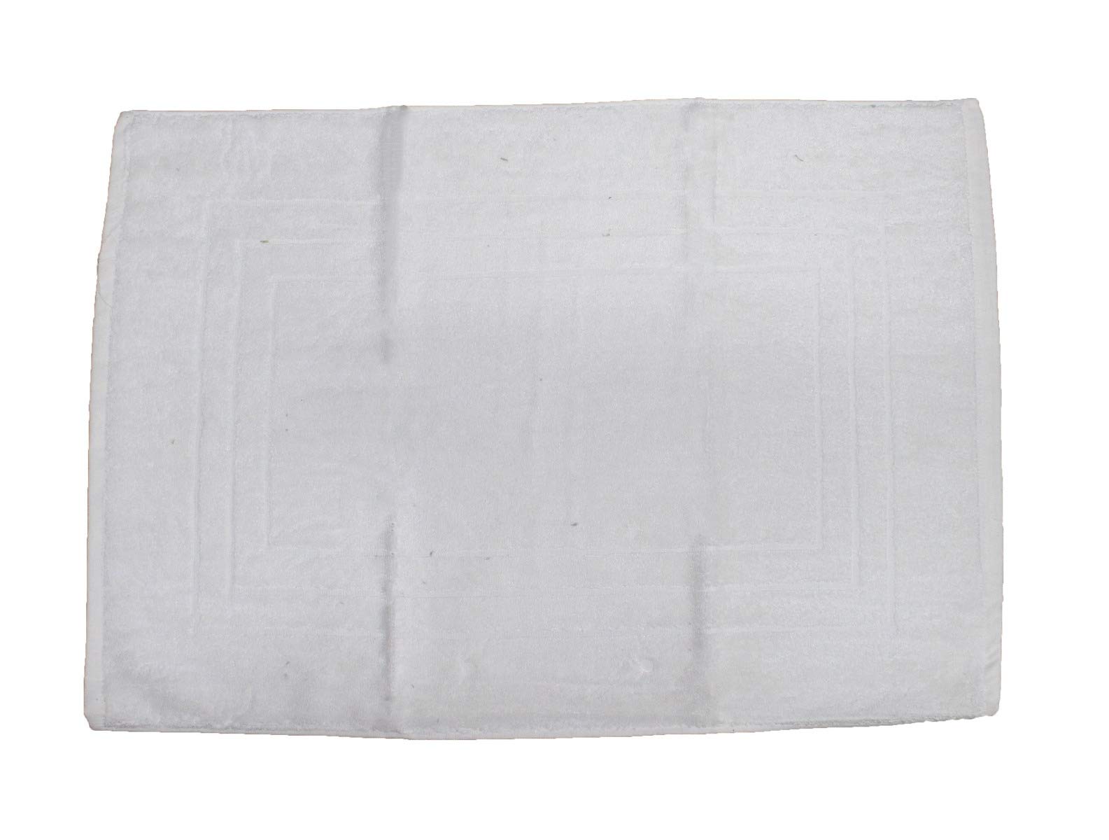 Russo Tessuti 10pz Tappetino Scendidoccia Tappeto Bagno Cotone Bianco B&B Hotel Hotellerie