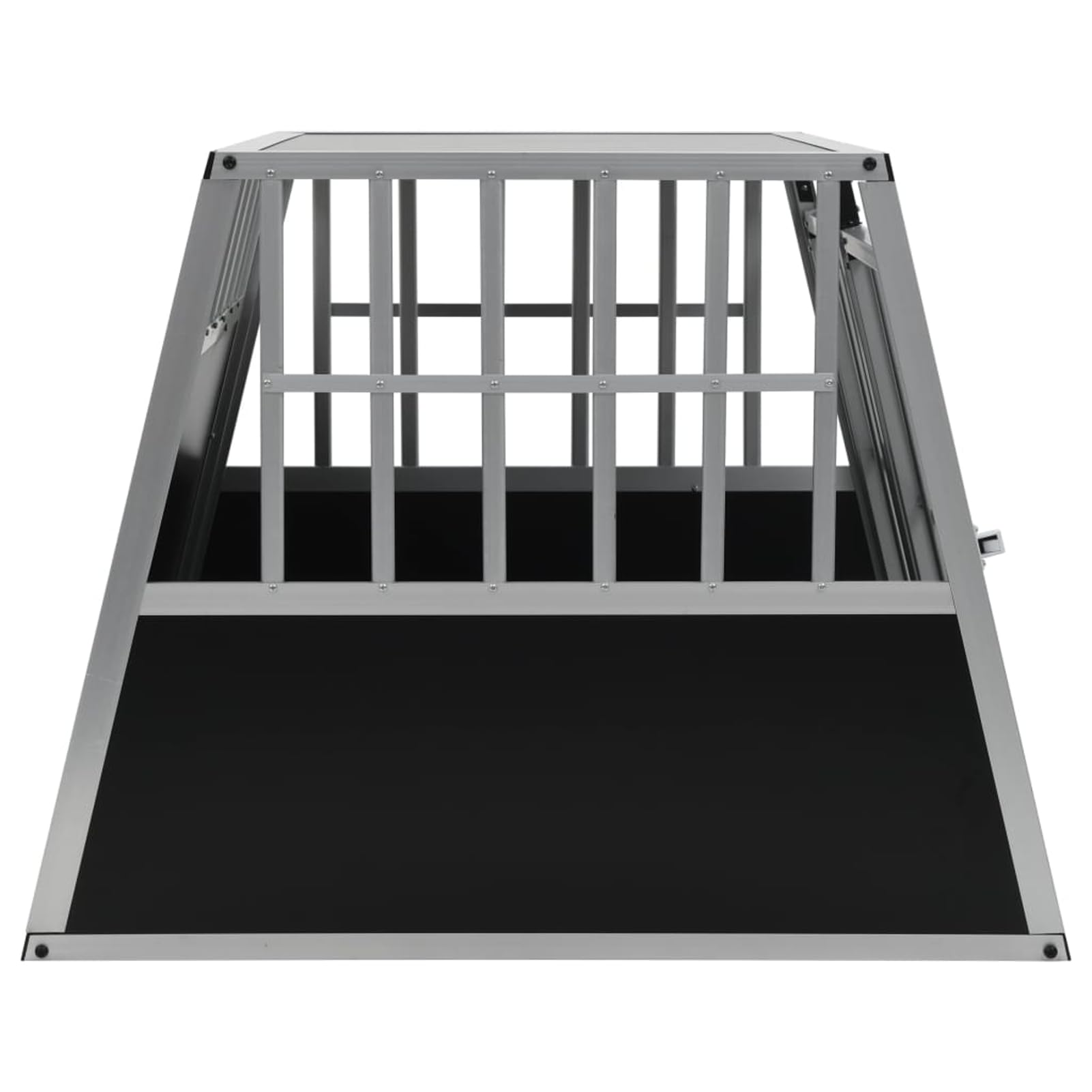 Hundetransportbox mit Doppeltür 94 x 88 x 69 cm Hundebox 170665