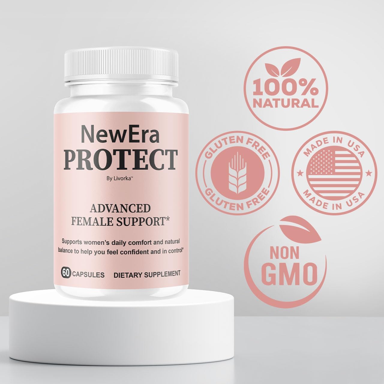 NewEra Protect Capsules - Official New EraProtect Advanced Supplement Premium Formula - Maximum Strength, All Natural Vitamins Support for Overal Health & Wellness Reviews, 60 Capsules for 1 Month