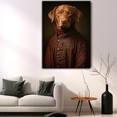 Miniatura 84 de Thuan Chow Chow Retrato de mascota con disfraz real de perro en un disfraz retrato de perro con vestimenta Retrato medieval de mascota retrato