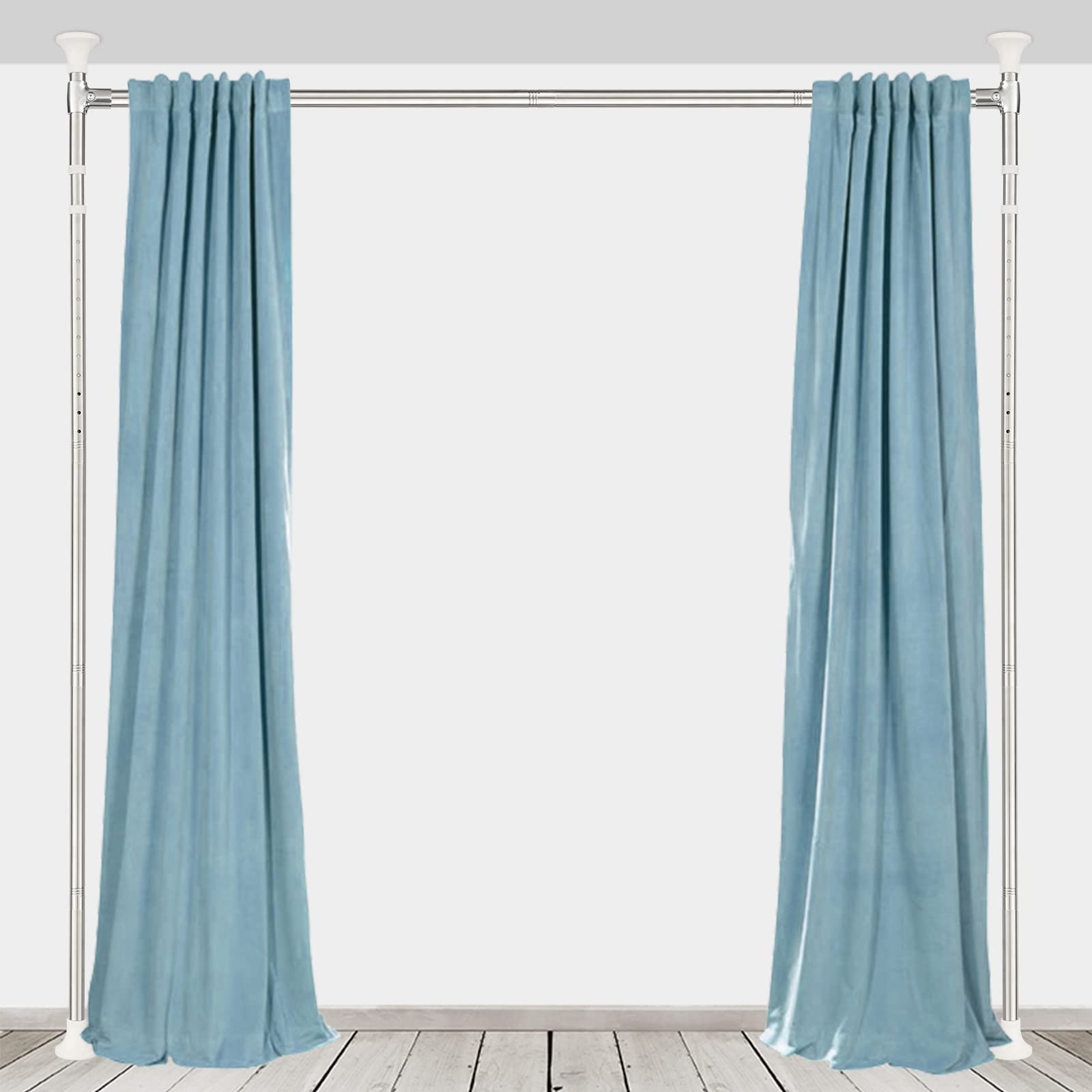 Buy Room Divider Curtain Rod Drilling Free Stainless Steel Curtain
