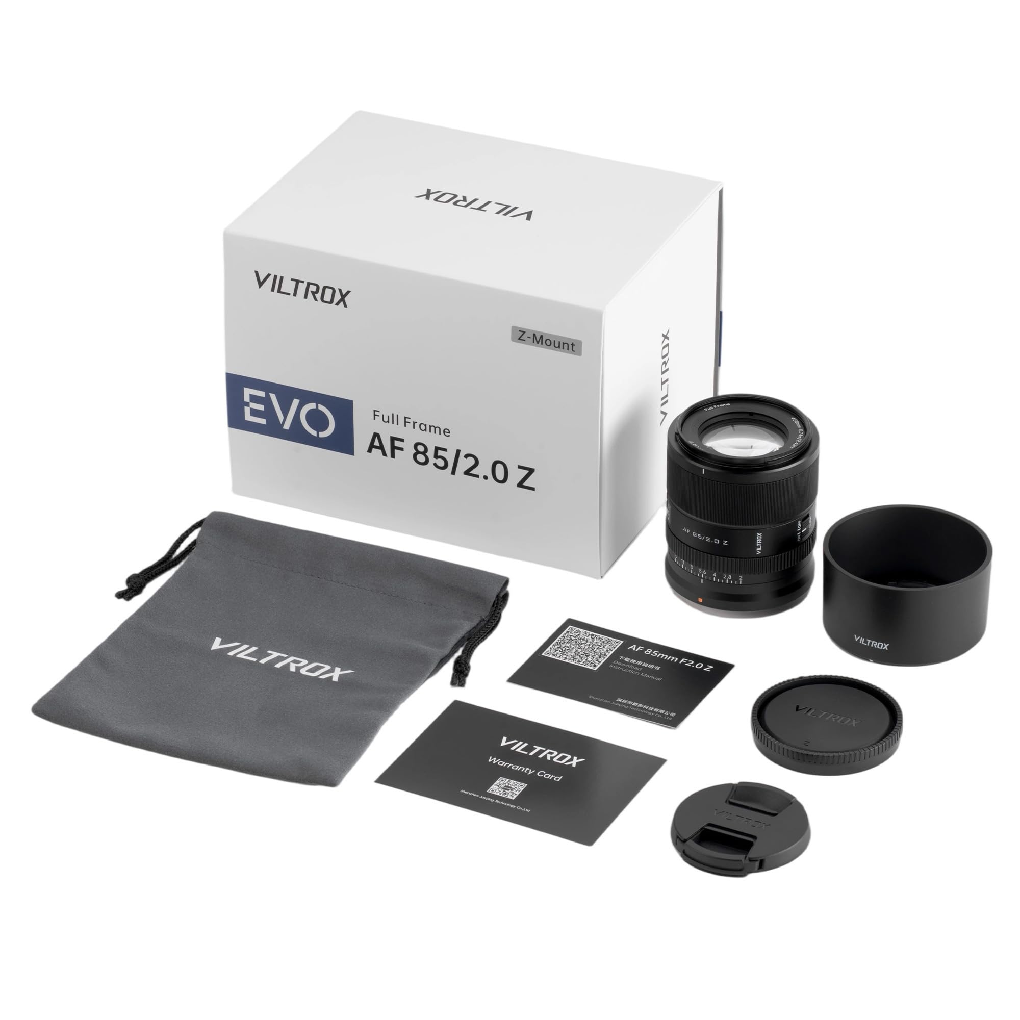 [良品] VILTROX AF 85mm F2.0 Z VILTROX 85mm F2.0 Z, AF 85mm F2 EVO Lens for Nikon Z Mount