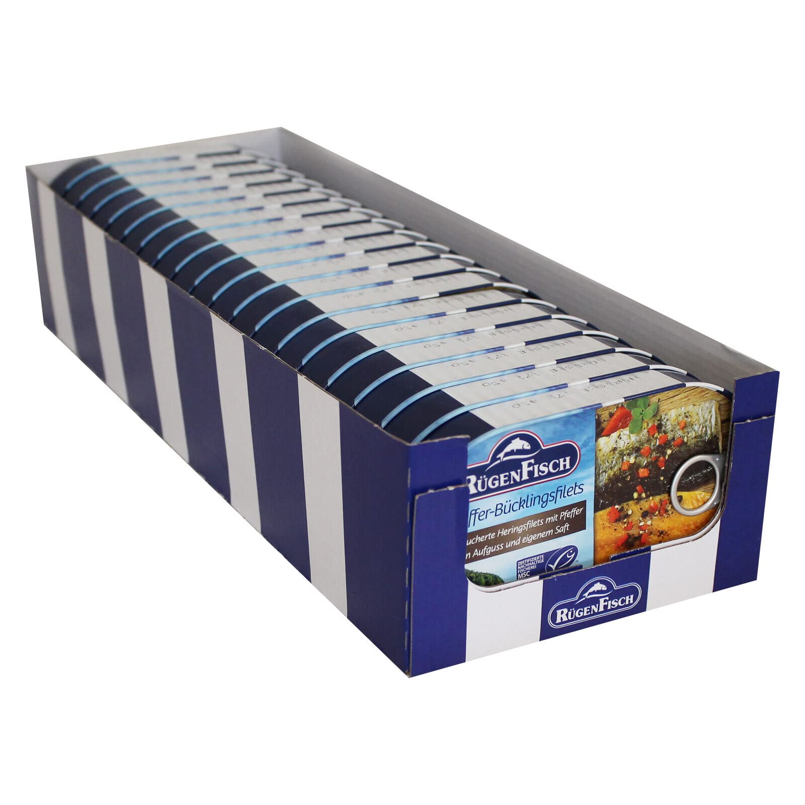 19er Pack Rügen Fisch Pfeffer-Bücklingsfilets (19 x 200 g)