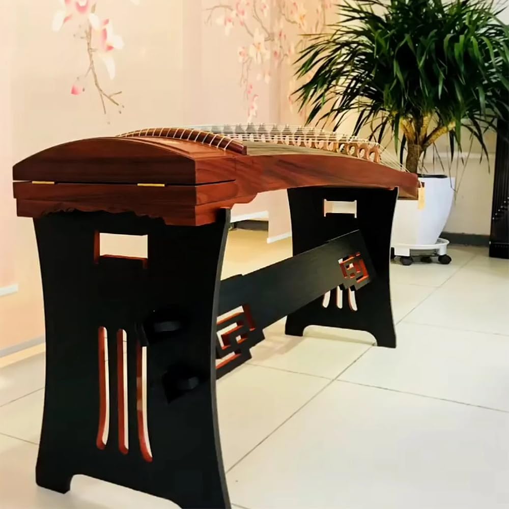 Stojak Guzheng z litego drewna | Łatwy w montażu, solidny i trwały