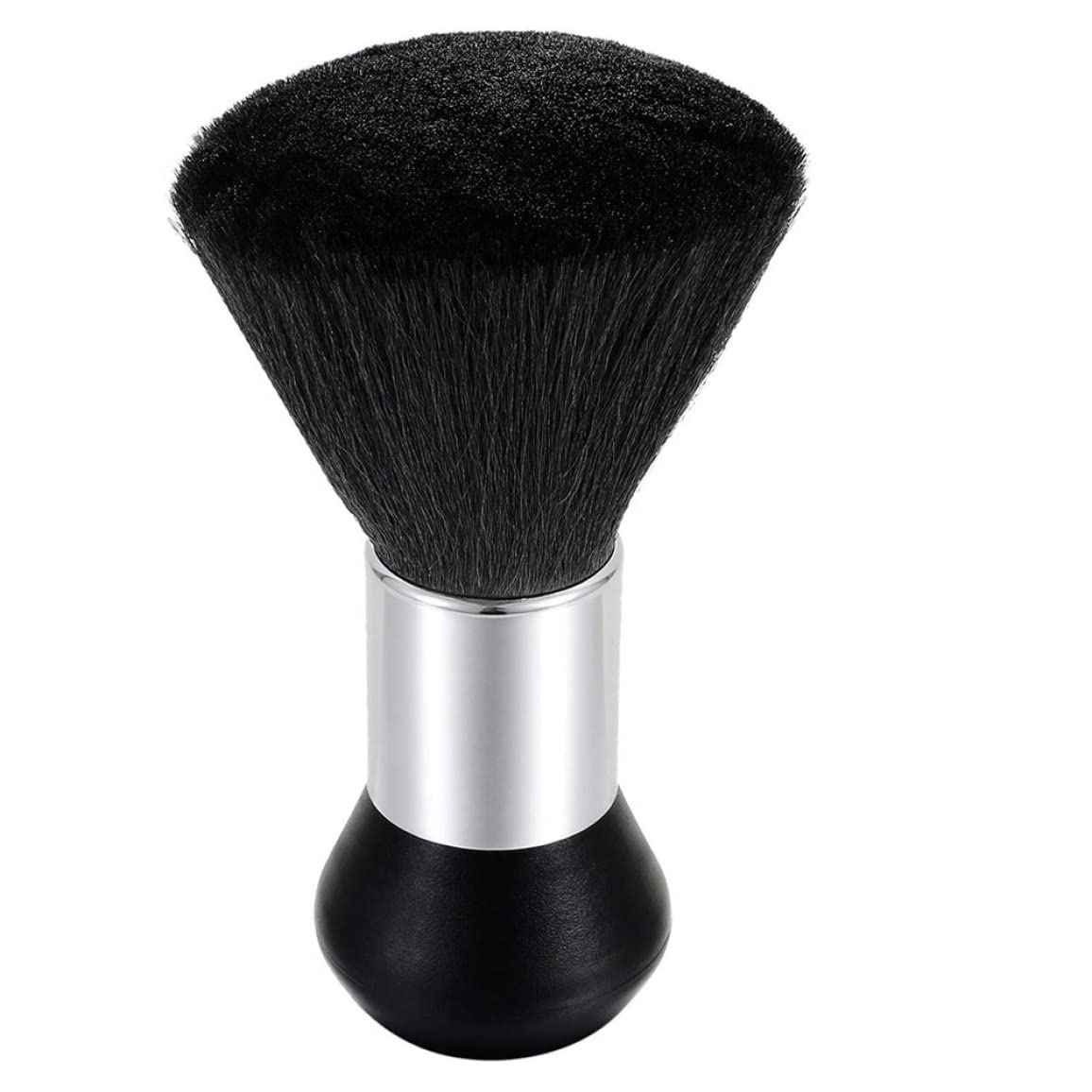 Cepillo de peluquero de peluquero de peluquero profesional Brocha de peluquería limpieza suave Cepillo de barrido para el cabello Negra