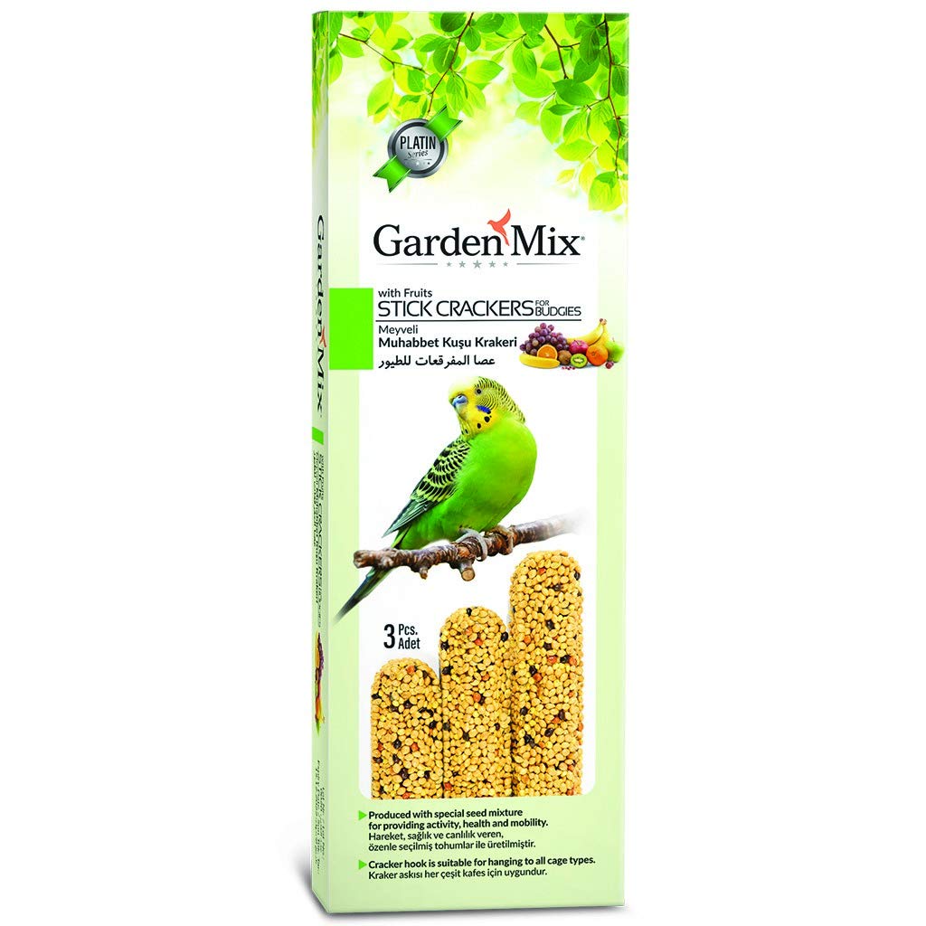 Gardenmix Meyveli Muhabbet Kuşu Krakeri 3 Adet 120 gr
