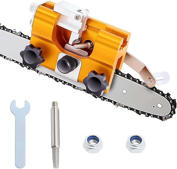 Chainsaw Sharpener, Deluxe Chain Saw Chain Sharpeners Portable Hand