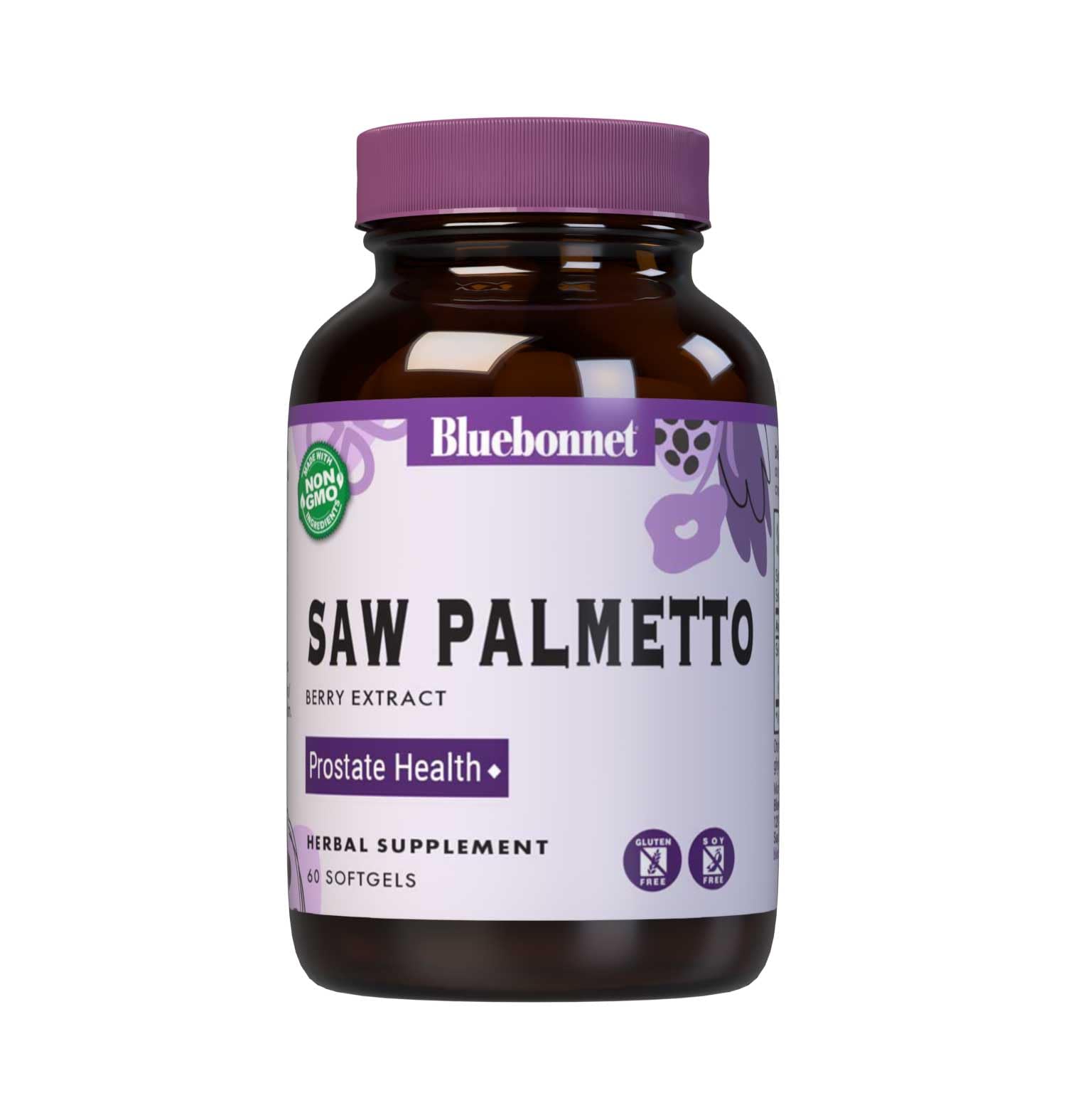 Bluebonnet Extra Strength Saw Palmetto Berry Extract Supplement, 60 Count 60 Count (Pack of 1)