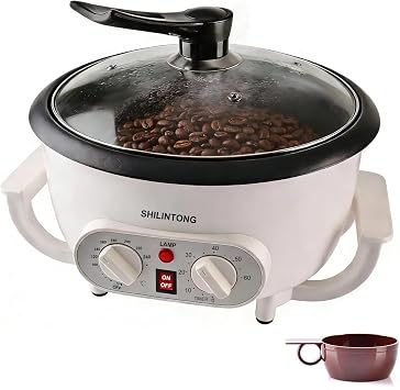 Coffee Roaster Machine for Home Use, 110V 800W With Timer, 750g Large Capacity Electric Coffee Bean Roaster for Beginners, Roast Coffee, Nuts, Popcorn