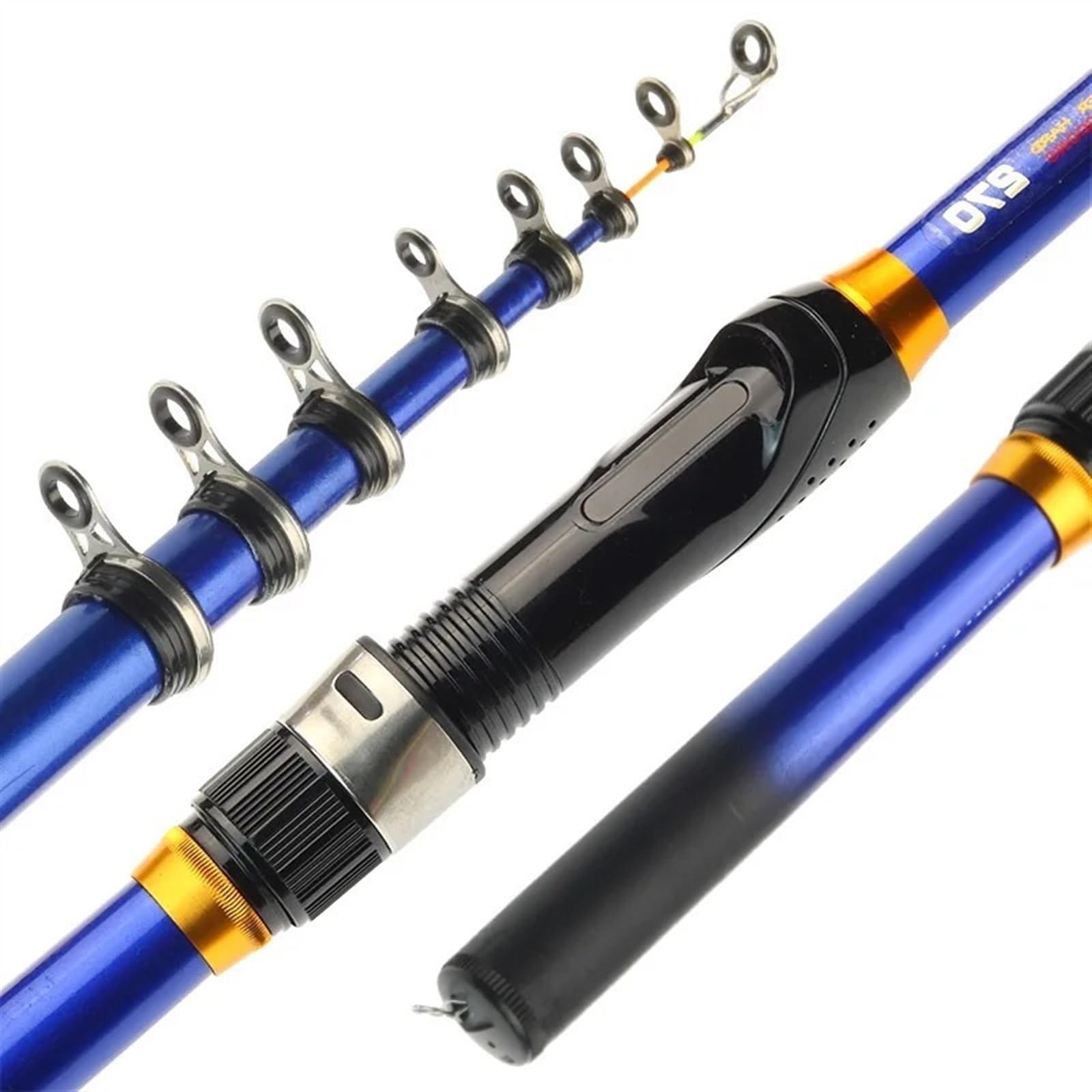 Wędka Teleskopowa wędka wędkarska Fly Carp Feeder z włókna węglowego 2,7 M 2,4 M 2,1 M 1,8 M 1,5 M Mini podróżny uchwyt kołowrotka Zestaw sprzętu wędkarskiego(2.7m)
