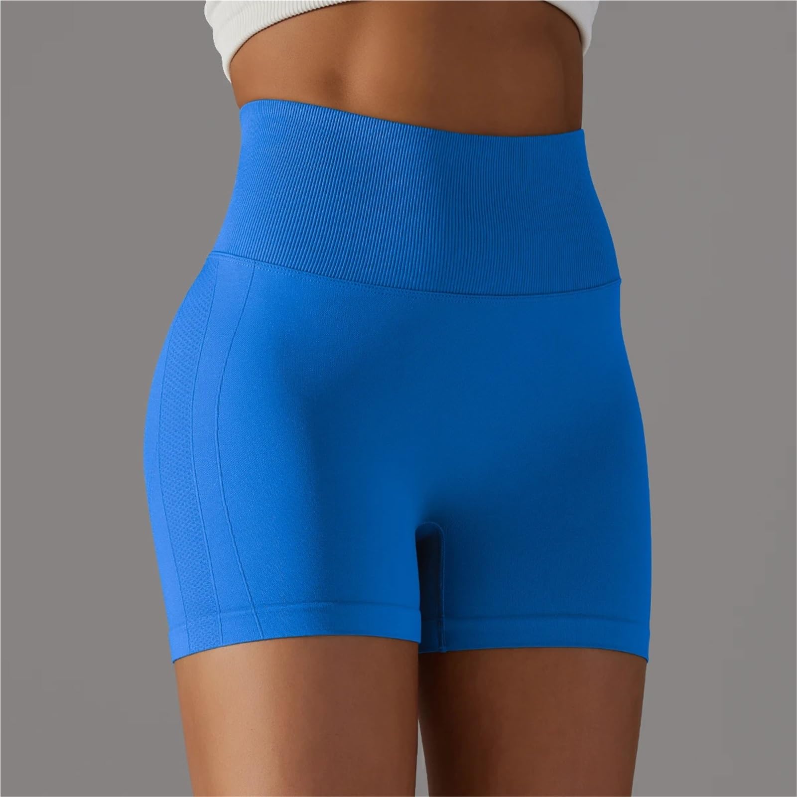 Pantalones cortos de yoga para mujer, para correr, ciclismo, transpirables, cintura alta, para verano, entrenamiento, gimnasio, mallas elásticas