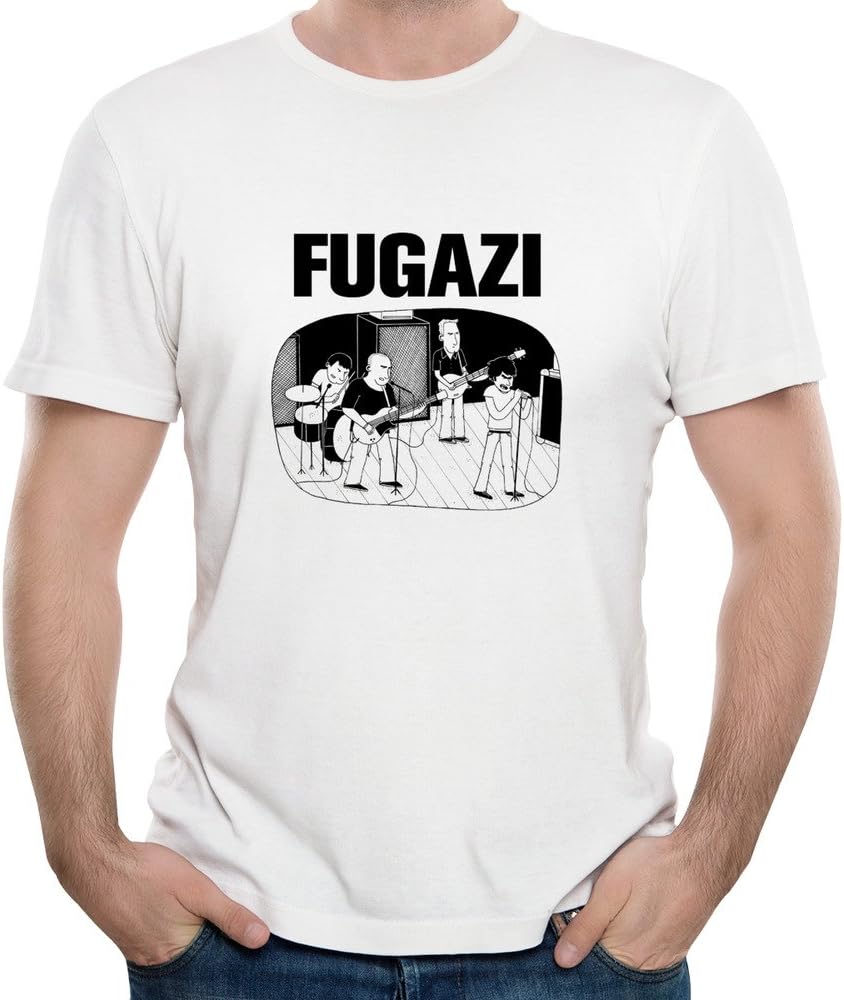 Loly Brand Men's Post Hardcore Band Fugazi Repeater Turnover Classic Short Sleeve XXL