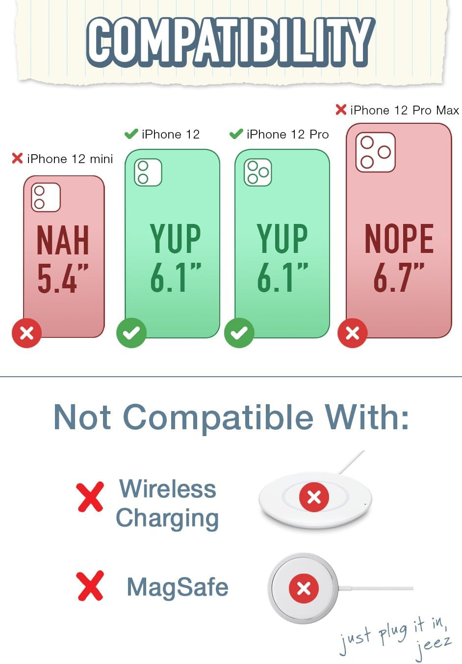 Smartish® iPhone 12/12 Pro Wallet Case - Wallet Slayer Vol. 1 [Slim Thin + Protective] Credit Card Cash Holder - Drop Tested Hidden Card Slot Cover Compatible with Apple iPhone 12 - Black Tie Affair - Image 5