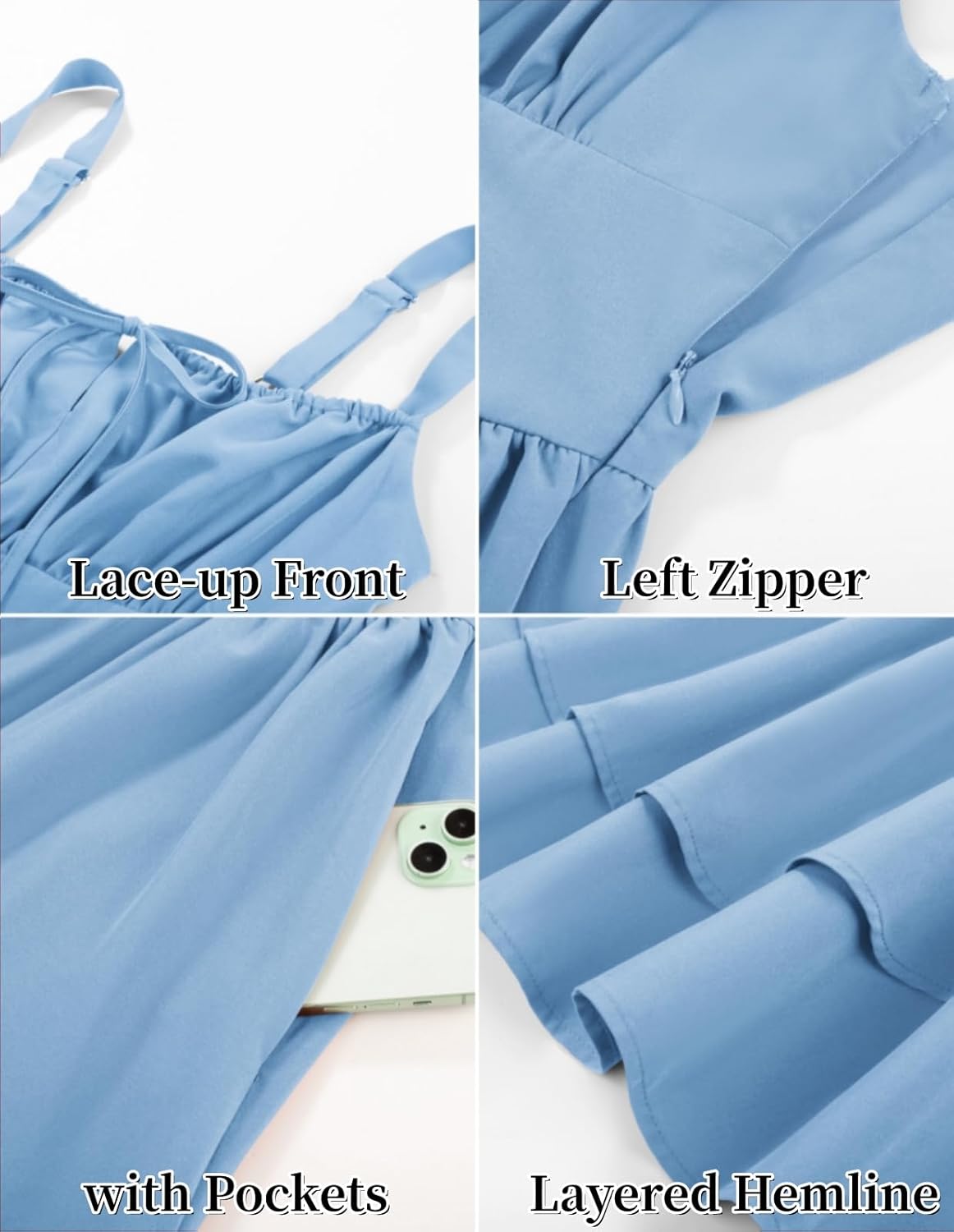 SCARLET DARKNESS Corset Mini Dress for Women Teens 2026 Summer Ruffle Sundress Graduation Homecoming Dresses - Image 7