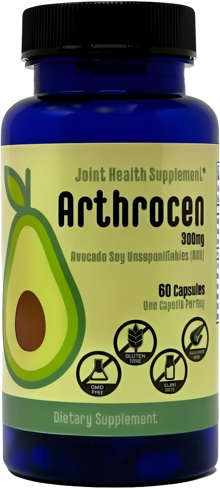 300 mg Avocado Soy Unsaponifiables Joint Health Supplement 60 Caps 2 Month Supply