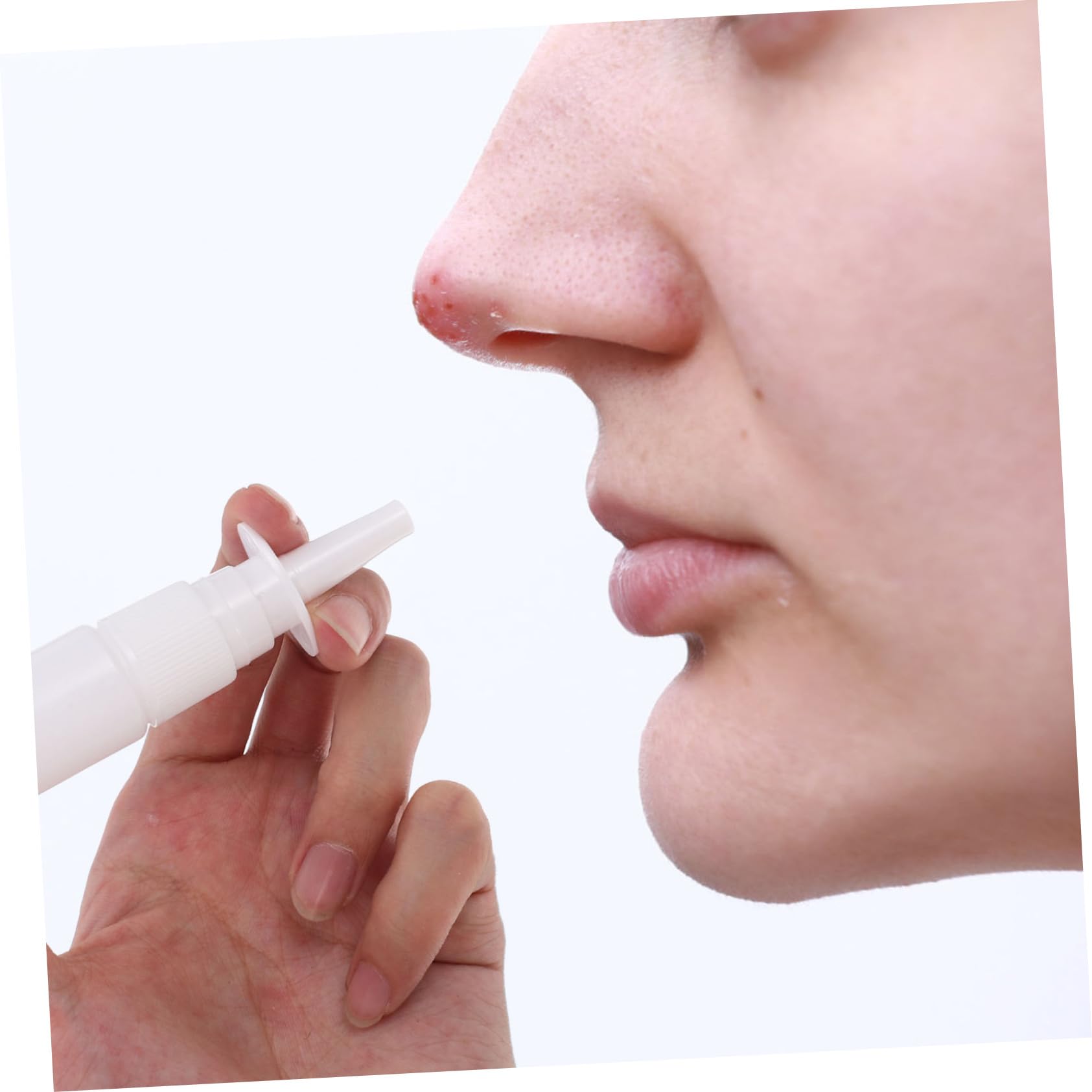 200 Stück Nasenspray Nachfüllflasche 10ml Wiederbefüllbare Sprühflasche aus Pe mit Klarem Schutzdeckel Tragbare Kosmetik Reiseflasche für Reise und Outdoor