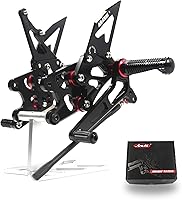 Vista 30 de Arashi (Versión 2.0) Estriberas traseras ajustables para SUZUKI SV650 SV650S SV650X 2016-2023 Accesorios de motocicleta Estriberas reposapiés juego