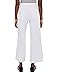 KUT from the Kloth Meg High-Rise Fab Ab Wide Leg Raw Hem in Optic White - #4 of 5