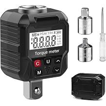 Digital Torque Adapter 1/2", 17-340Nm Torque Adapter 4 Torque Units