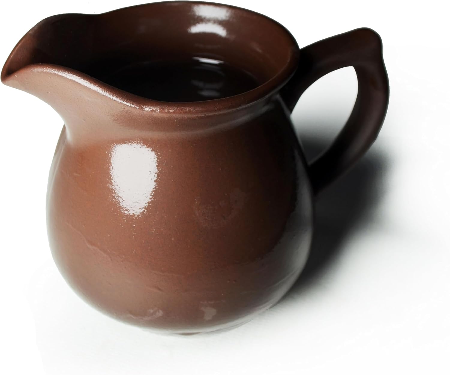 Chinese Gongfu Tea Fairness Cup 450ml Traditional Black Clay Tea Pitcher, Terracotta Handcrafted Serving