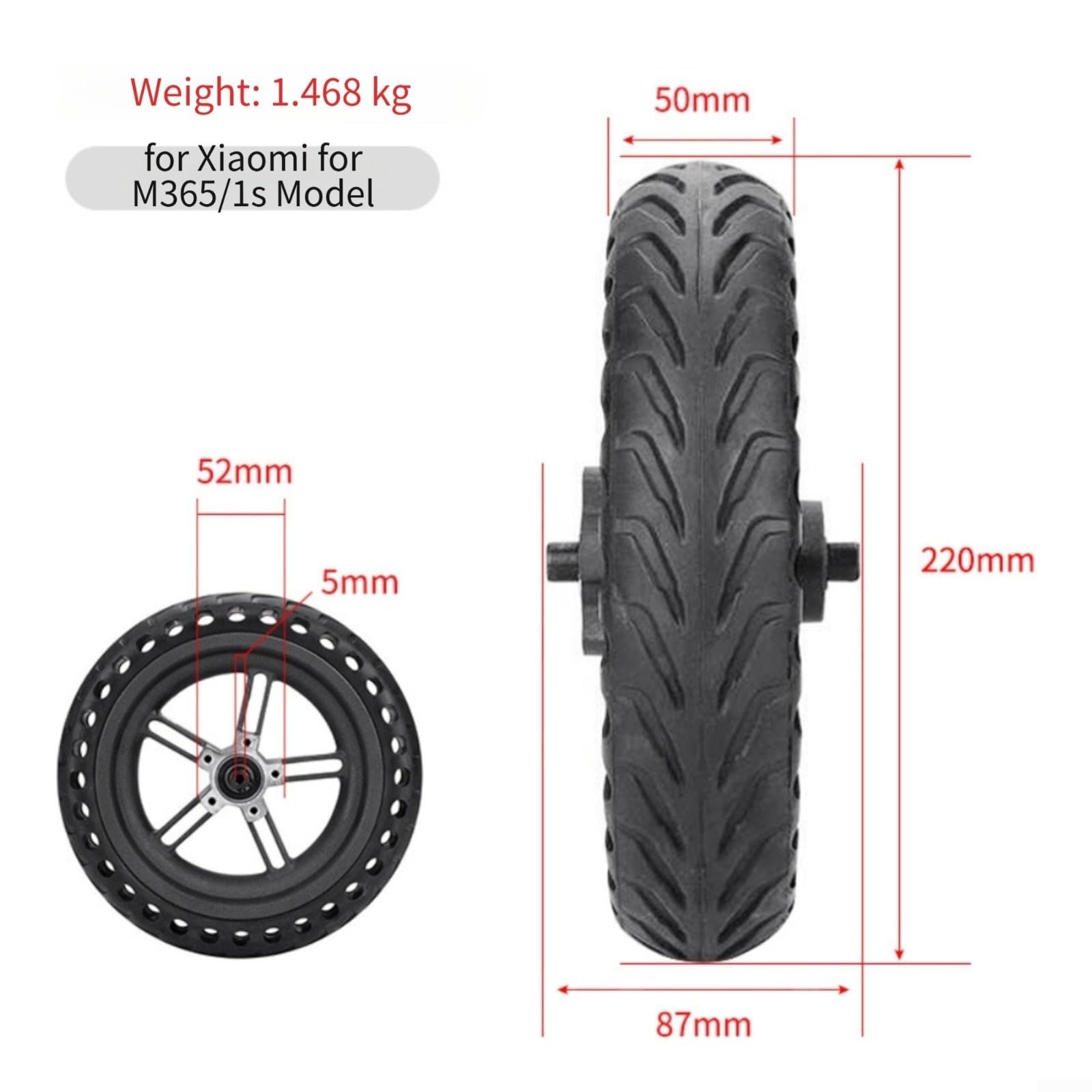 Montaje de neumático plano de 8.5 pulgadas para scooter M365