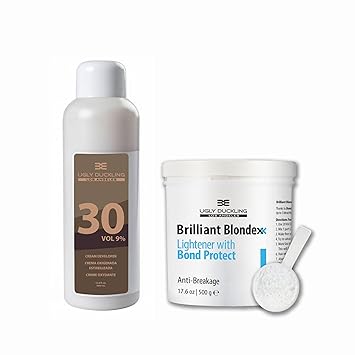 Ugly Duckling Brilliant Blondexx Lightener with Bond Protect & 30 Vol Developer