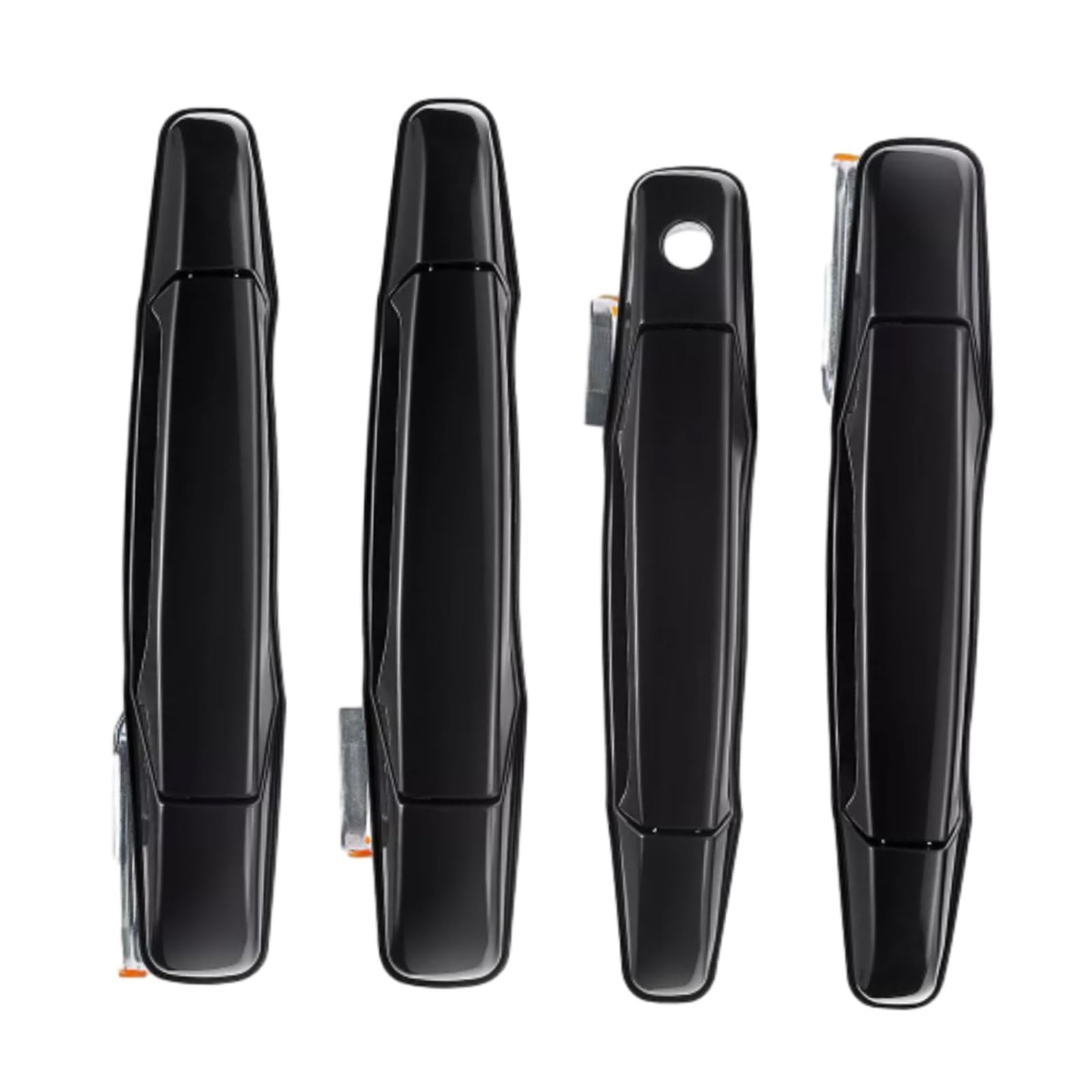 KEBJSBGTD 4PCS Car Exterior Door Handle Front Rear Left Right for Ch&evrolet Silverado Suburban Avalanche TahoeGMC Sierra Yukon 22738721 Cars Doors Handles