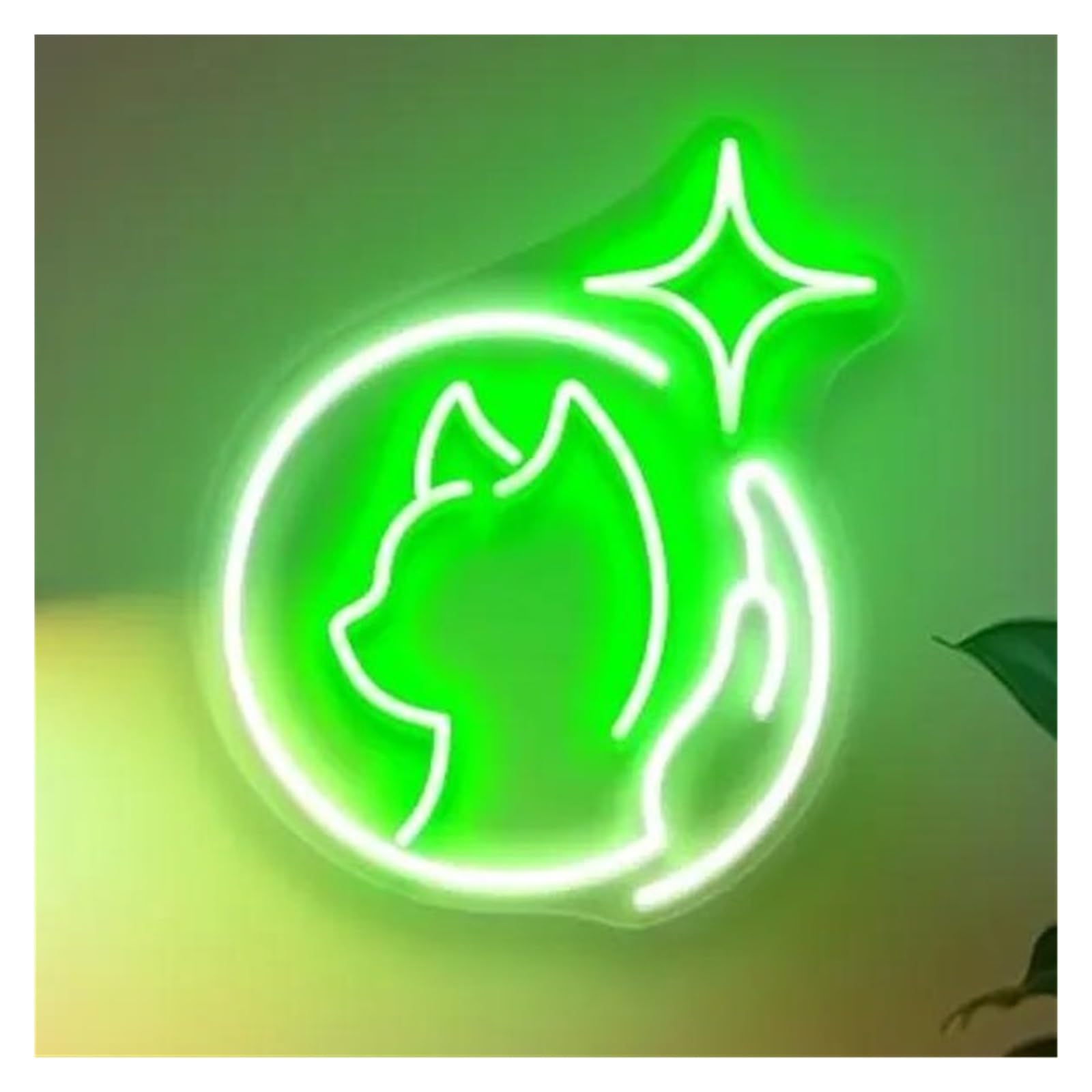SHOUXI Sign Lamp Cats Hugging Neon Sign, USB Powered Cute Animal Pet Shop Nursery Kid Room Home Decor 38cm(D)