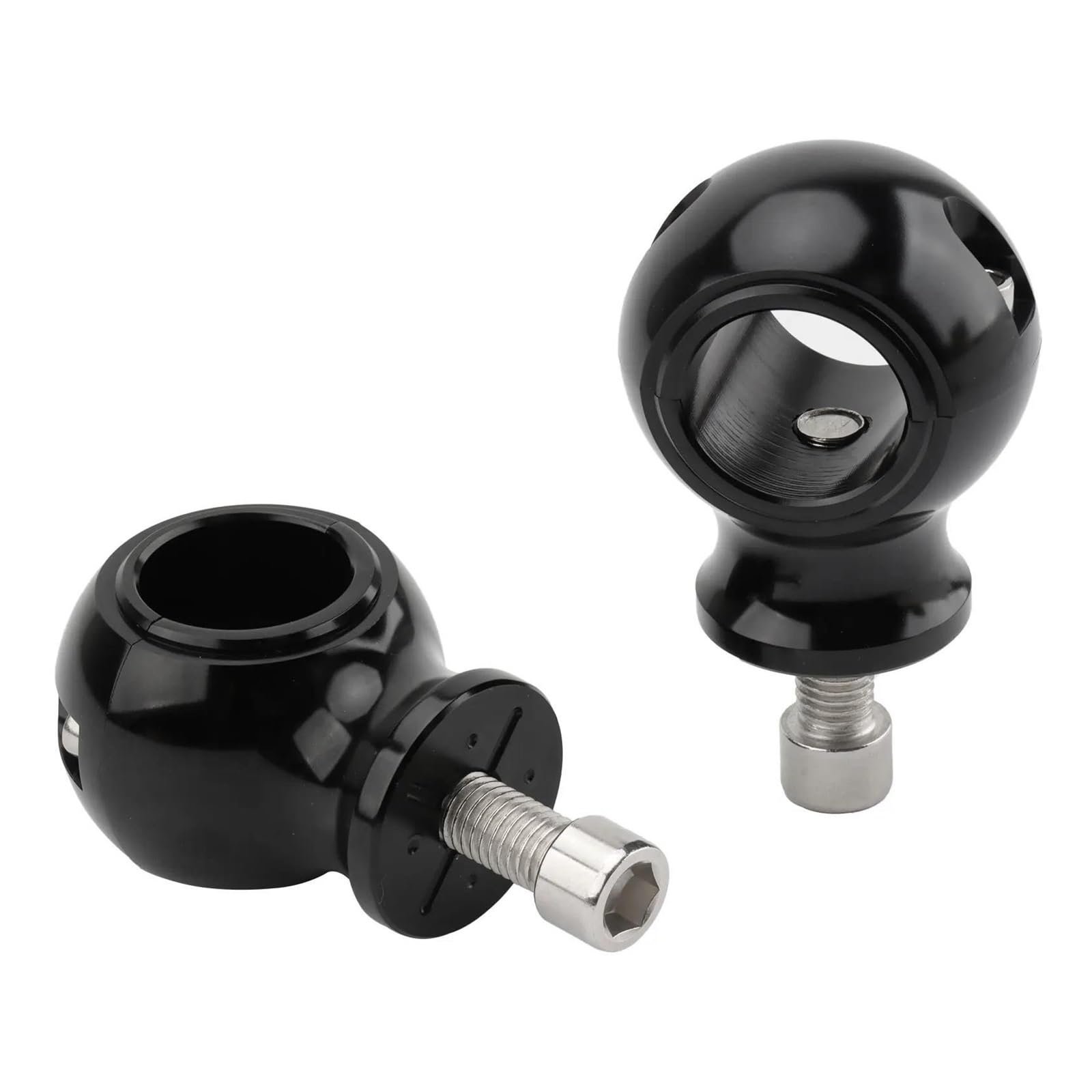 Elevadora Manillar Elevador Manillar 32 Mm Y 1,25 Pulgadas para Motocicleta Abrazadera Elevación Manillar para Touring para Dyna para Fat para Bob para Softail para Road para King(Negro)