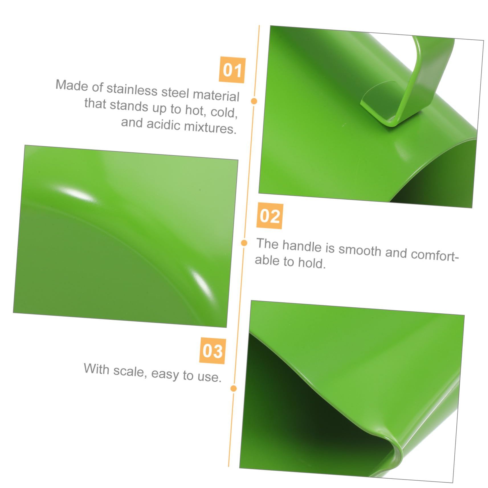 Jarra Espumadora de Leche de Acero Inoxidable con Diseño Antideslizante y Boquilla para Café Espresso Cappuccino y Arte Latte Color Verde Resistente y Fácil de Limpiar