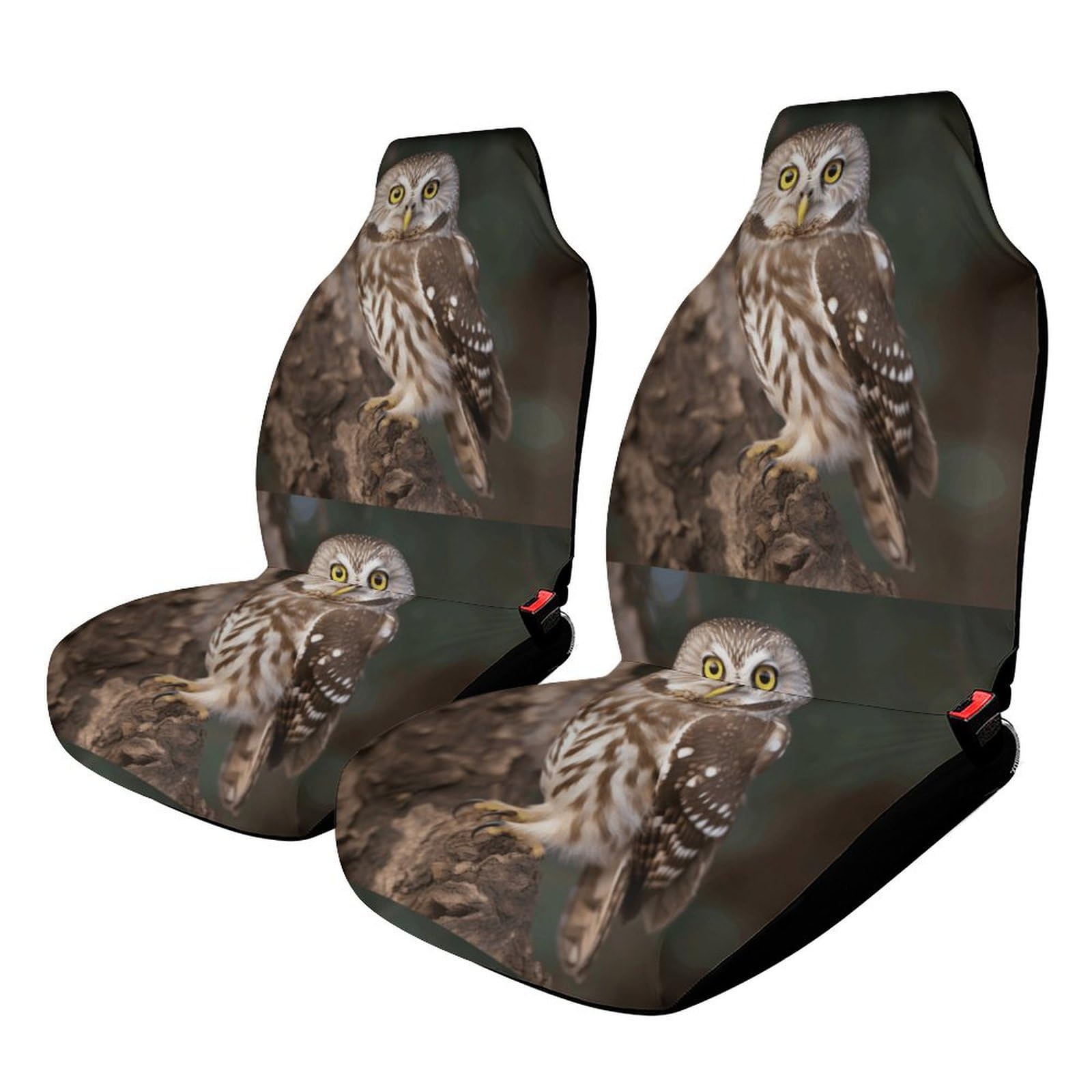 Housse de siège de voiture universelle hibou pour protéger contre l'usure - 7