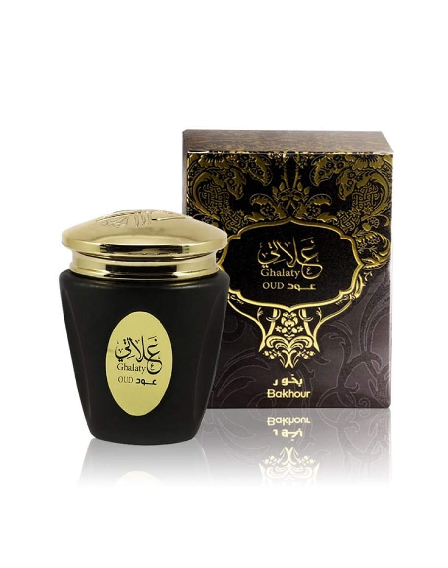Almas Perfumes Bakhoor Oud Ghalaty – Premium Oriental Incense | Intense & Sophisticated Oud Blend | 40g