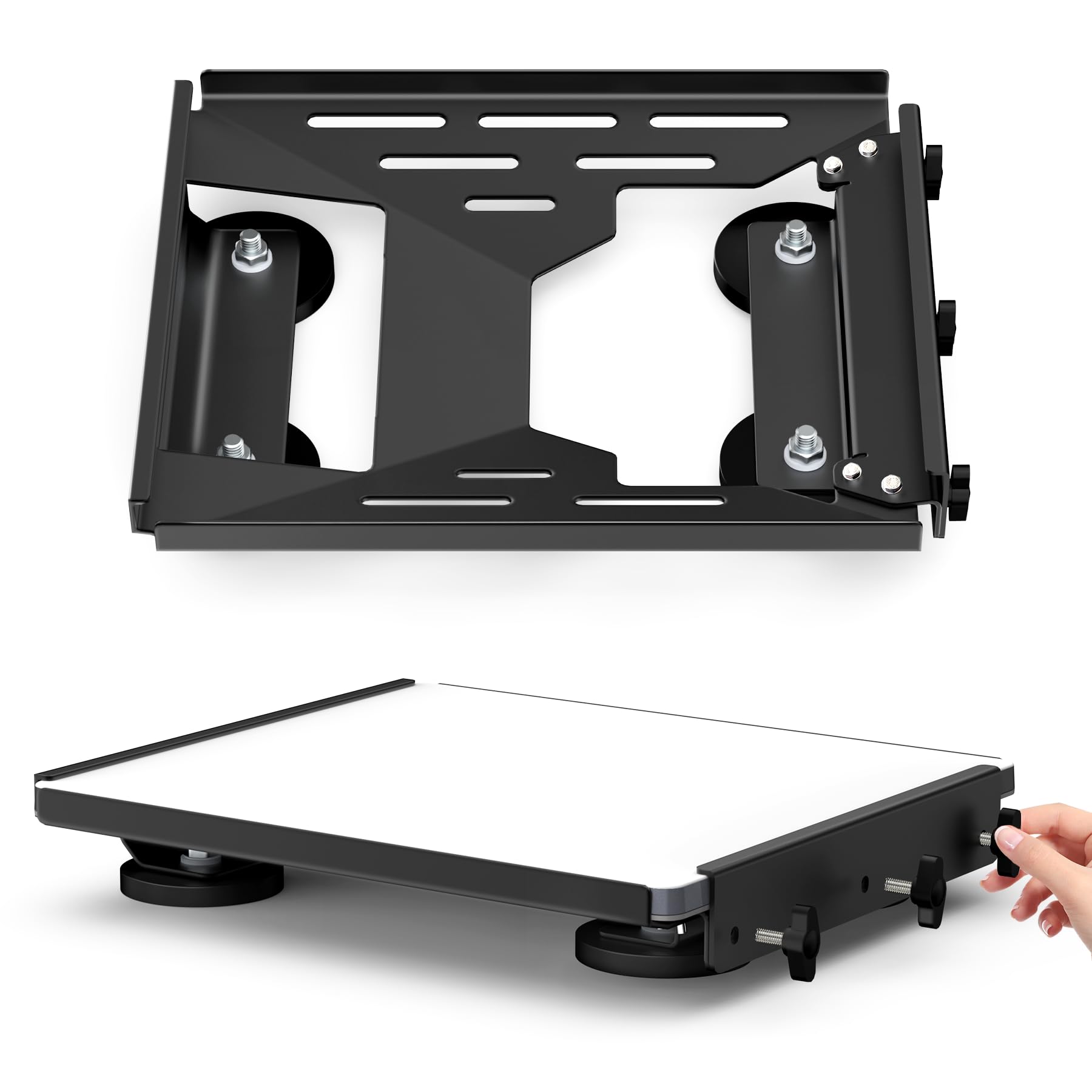 Photo 1 of Starlink Mini Mount Magnetic, Tool-Free Car Roof Mount Kit Starlink Mini Accessories RV Boat Magnetic Rack Vehicle Base Suction Cup Truck Yacht Van Quick Release Travel (Black-A)