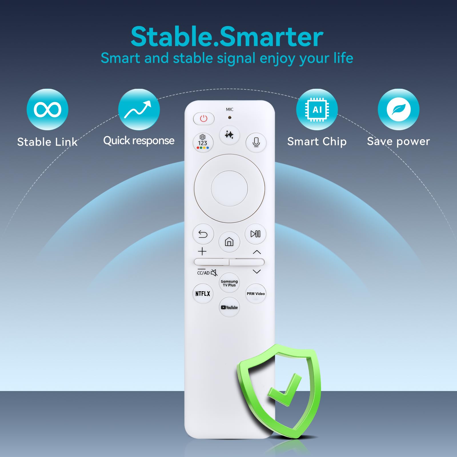 BN59-01480A TM2560E - Telecomando solare di ricambio per Smart TV Samsung