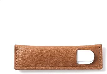 Leatherology Collar Stay Case Leather Holder with Lined Interior and Easy-Access Opening for Mens Collar Stays | Holder for Organized Collar Stays, Compact & Travel-Ready