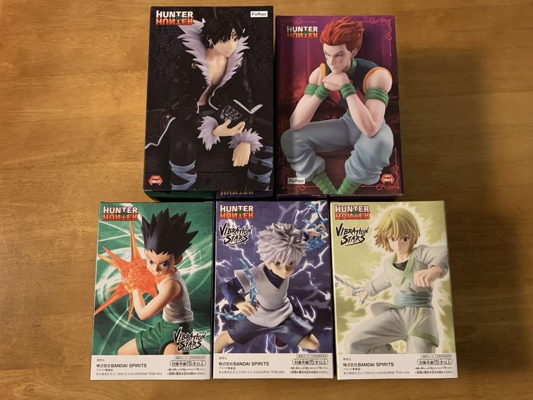 Amazon.co.jp: HUNTER×HUNTER フィギュア クロロ ヒソカ キルア ゴン 