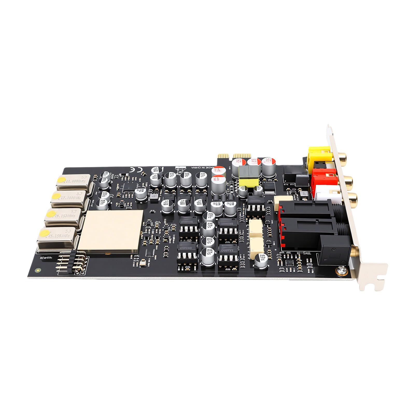 Zunate Tarjeta de Sonido PCIe, Adaptador de de Escritorio de 2.0 Canales