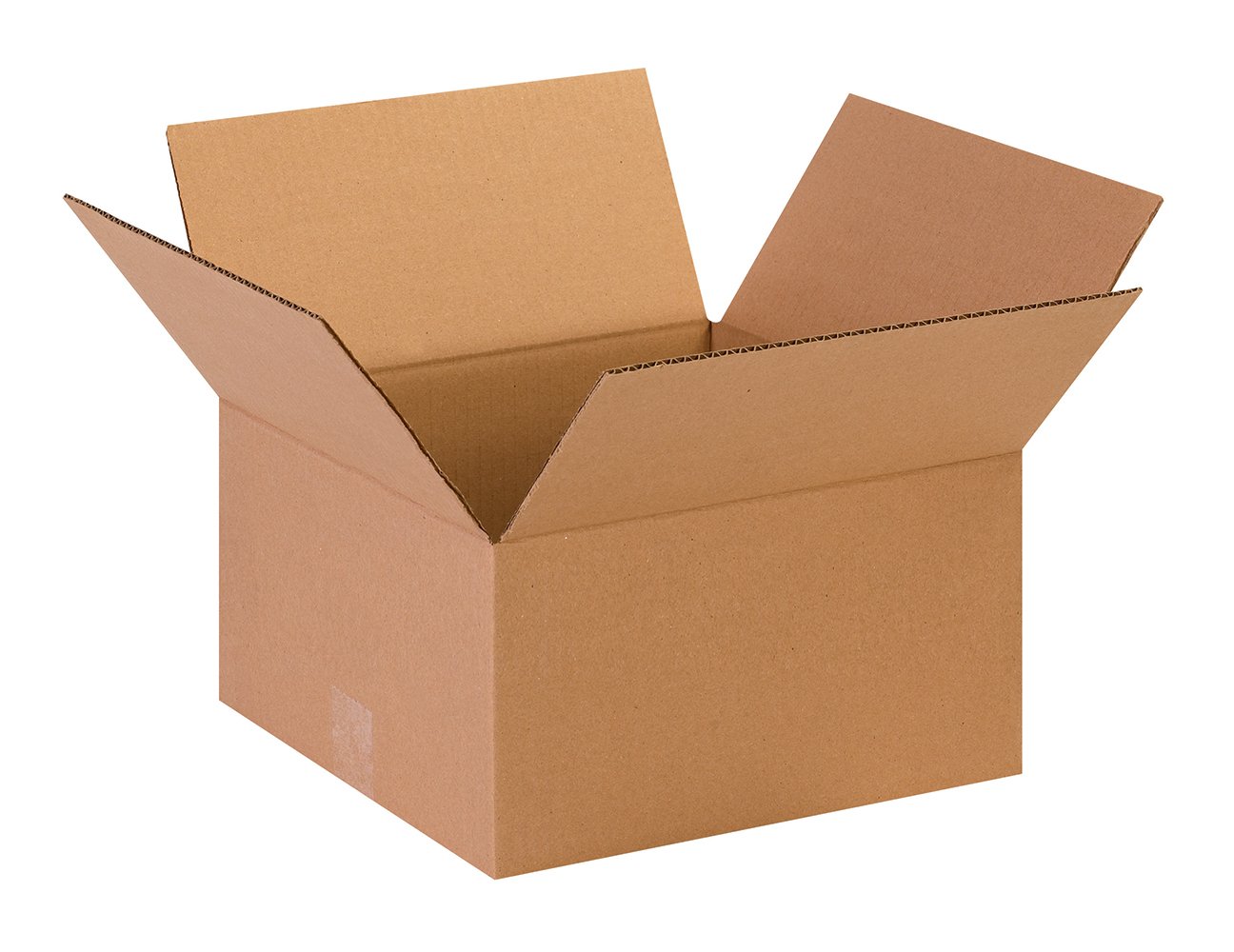 Aviditi 13137R Corrugated Cardboard Box 13" L x 13" W x 7" H, Kraft, For Shipping, Packing and Moving (Pack of 25)