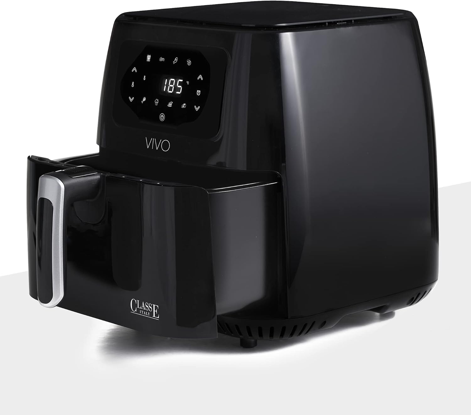Friggitrice ad Aria Calda 6,5 Litri, Air Fryer con 8 Programmi, Display Touch, Tempo Cottura e Temperatura Regolabili, senza BPA e PFOA, 1700W Friggitrice ad Aria Calda 6,5 Litri, Air Fryer con 8 Programmi, Display Touch, Tempo Cottura e Temperatura Regolabili, senza BPA e PFOA, 1700W