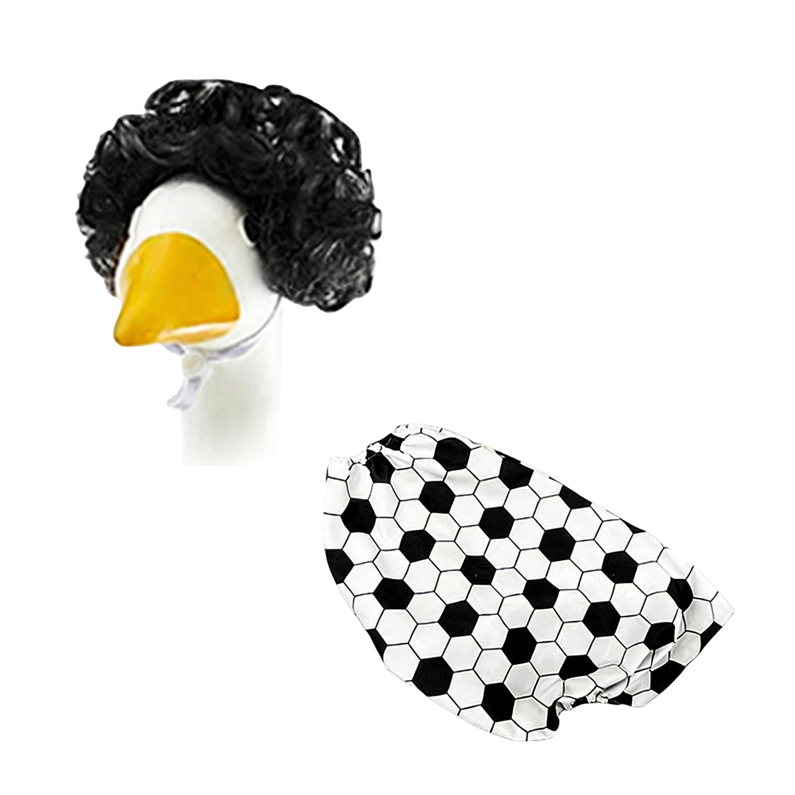 Piceioep Desk Geese Outfit Hoodie Soccer Desk Clothes Polyester Texture Suitable for Geese Statue Tabletop Decors Celebratory Soccer Accessories