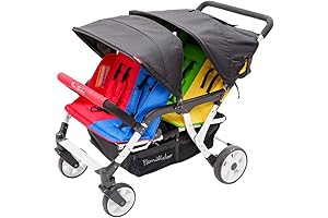 Familidoo H4E Quad Stroller: Ultimate Convenience for Multiple Tots