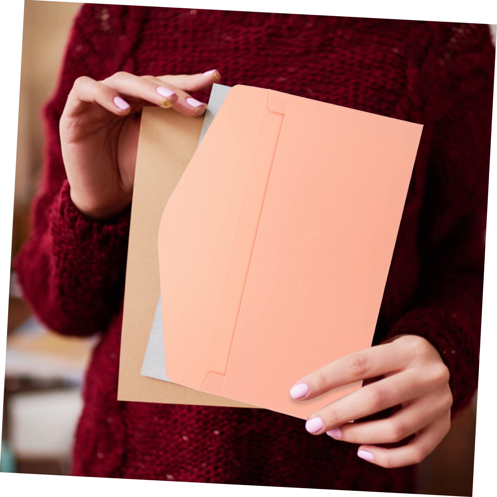 Buste per Invito in Carta Perlata Rosa 50 Pezzi Eleganti
