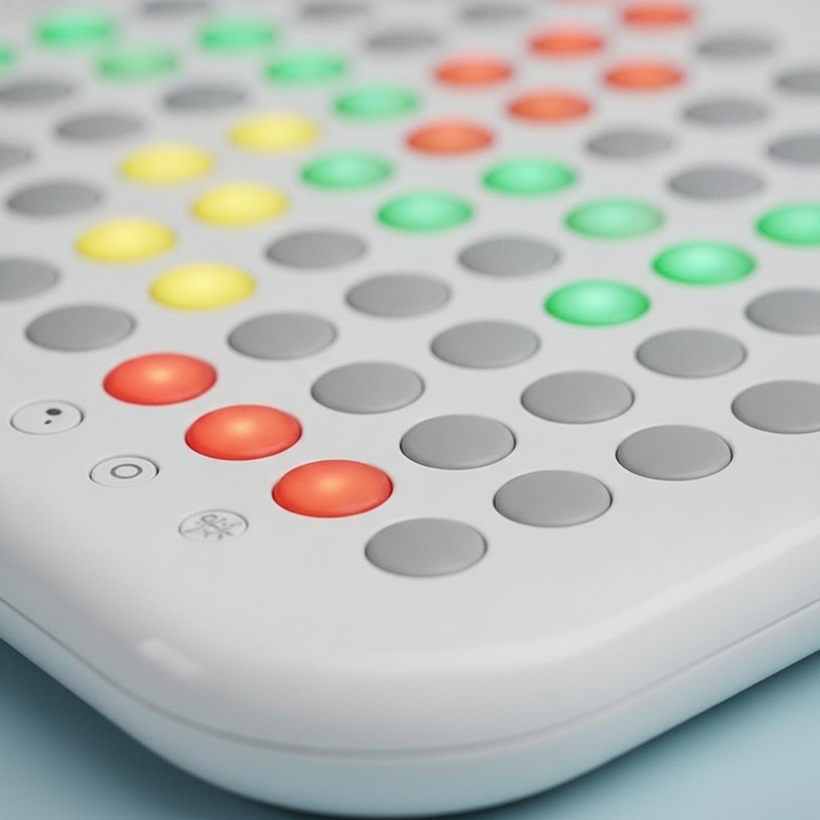Harilla Kinder Brettspiel Elektronisches Denk Spiel Brettspiel Gesellschaftsspiel Fünf Verbinden mit Führung durch Lichtpunkte Modussteuerung Und Fortschrittsanzeige für Familienfeiern Wochenenden