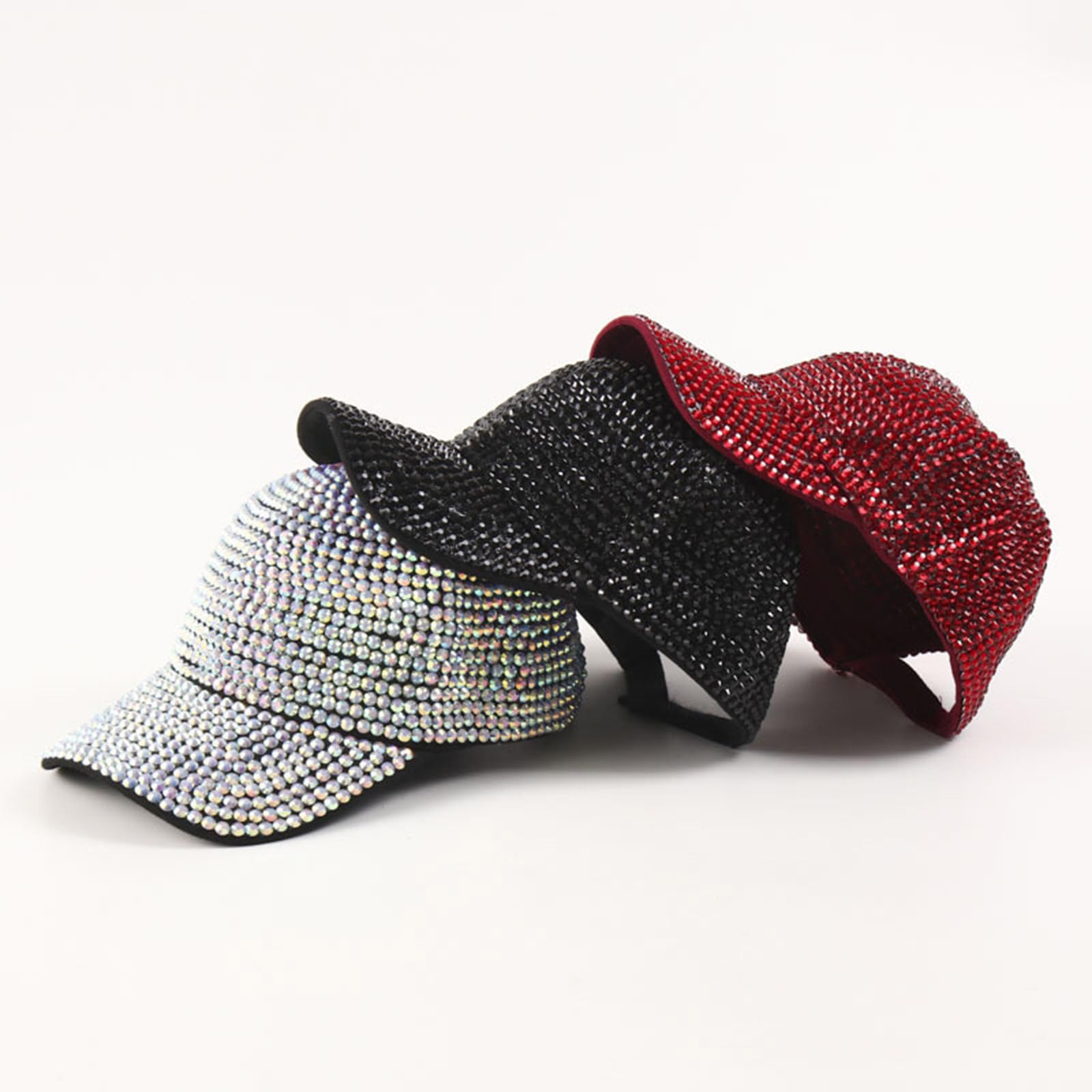 Cappello da baseball con paillettes per ragazze ragazzi cappello sportivo traspirante per attività all'aperto Puntelli fotografici alla moda berretti da baseball uomo donna Bulk Bulk alla