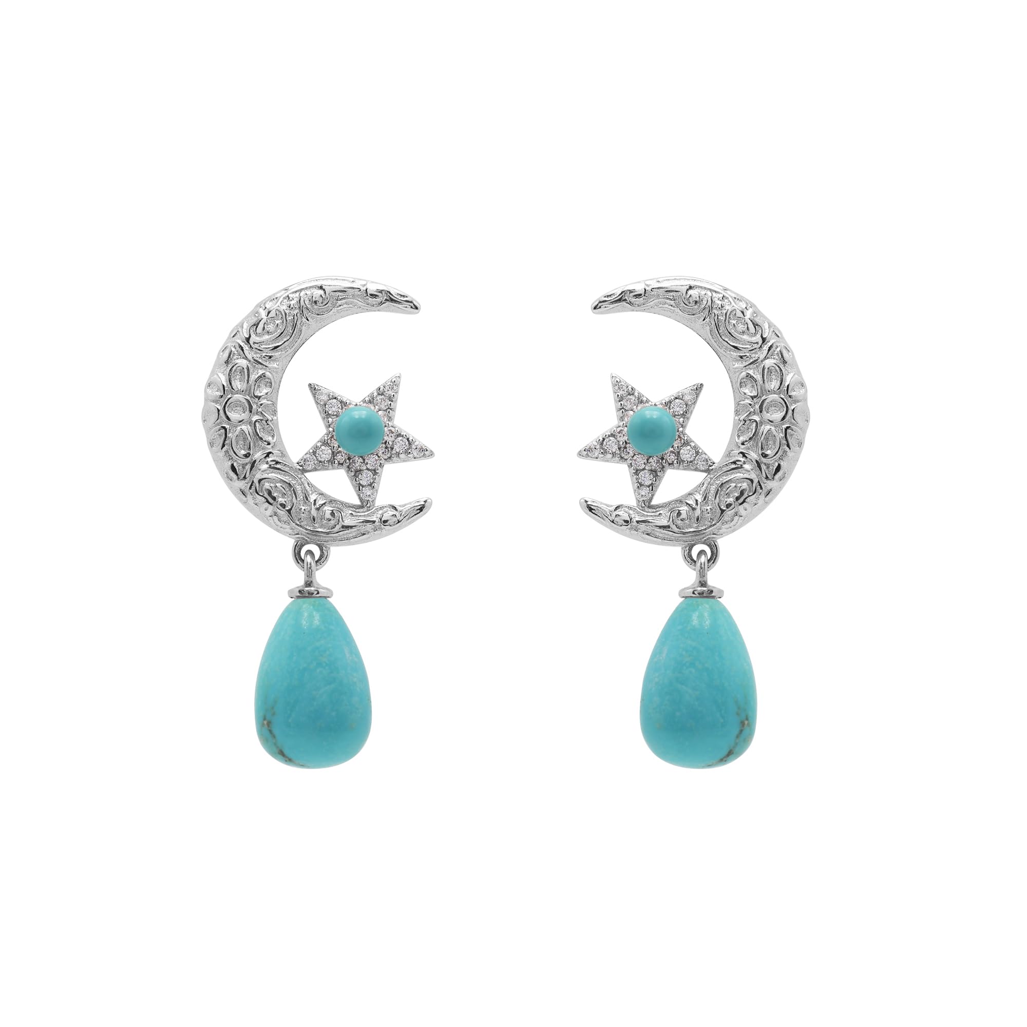Juego de 3 collares con colgante de turquesa, aretes y anillos, collares gruesos del suroeste, joyería de San Valentín, 8, Gema Plata de ley, Turquesa