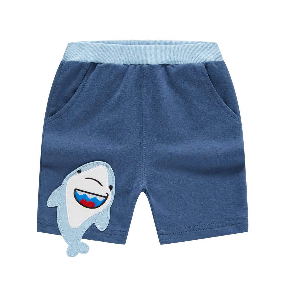 CAMLAKEE Kinder Kurze Hosen Jungen Shorts Jungs Freizeit Sommer Hosen Multipack
