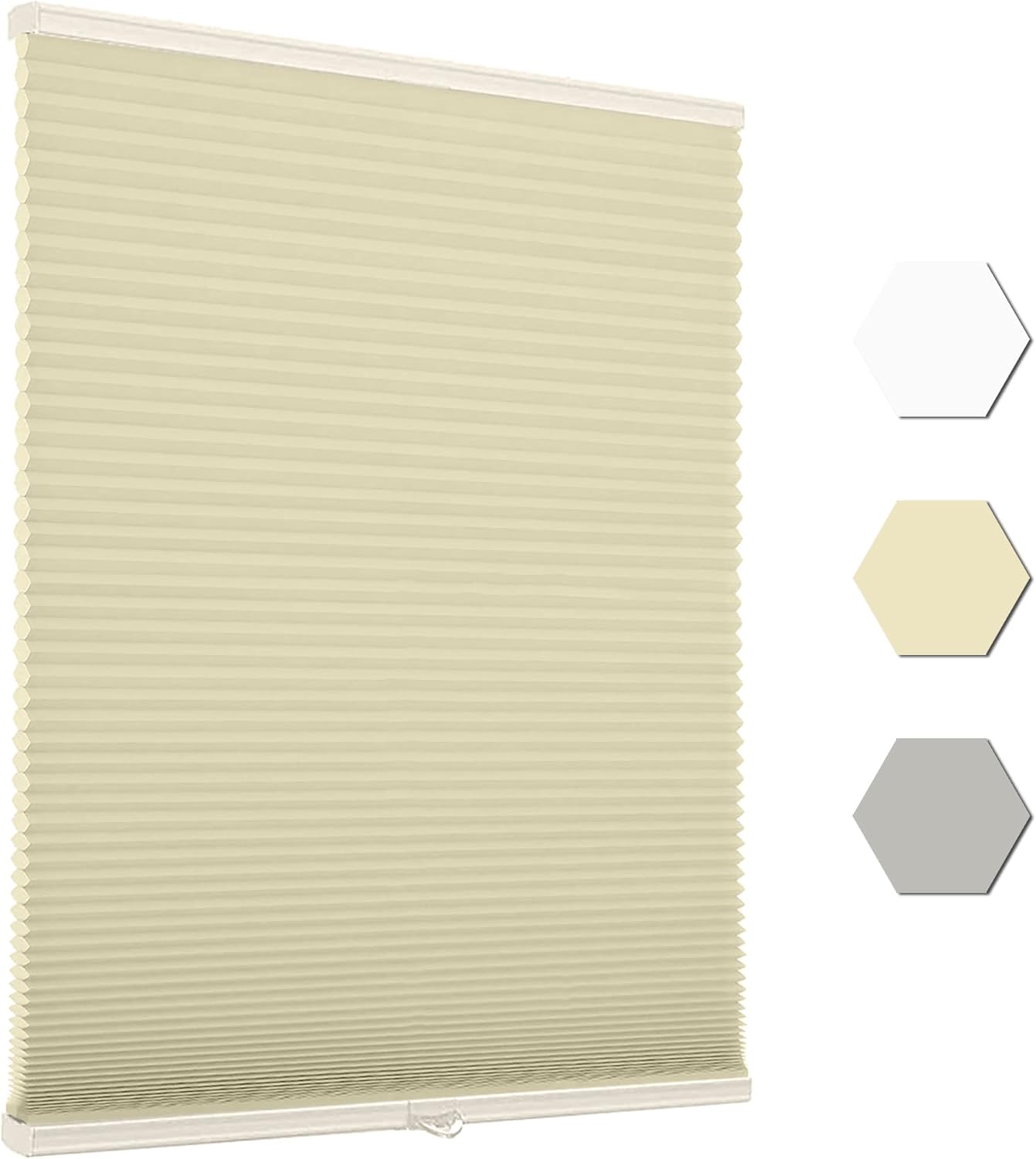 Flamax Light Filtering Cordless Cellular Shades, Cordless