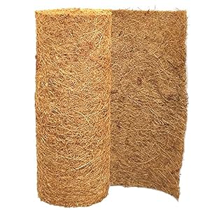 SUNYAY 30×100 cm en Fibre de Coco Naturelle Apis Reptile Terrarium Linner Litières pour Reptiles, Serpents, Tortues, Lézards et Insectes