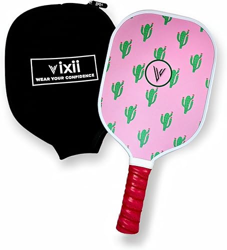 Paletas de pickleball de fibra de carbono con cojín cómodo agarre de paleta de polipropileno con núcleo de panal de abeja de agarre ligero
