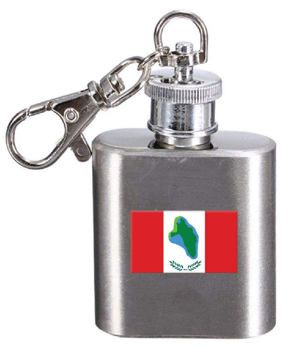 Flasque porte-clés gravé avec drapeau USA Cumberland idée cadeau original